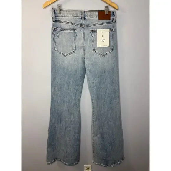 Hidden Happi High Rise Flare Stretch Jean Women's 29 - Picture 4 of 10